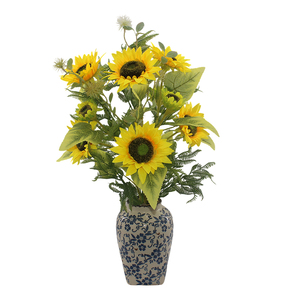 Tizen Bán Buôn Ngoài Trời Trang Trí Nhựa Dọc Vườn Cao Cây Cây Cây Trung Quốc Lớn Thực Tìm Kiếm Hoa Nhân Tạo - Product Image 6