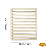 Porte-crayons en bois tendance 2026 avec plusieurs supports pour stylos et un design décoratif - Outil auxiliaire créatif pour la sculpture sur bois DIY