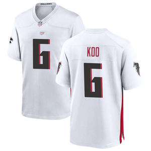 Nouvelle arrivée de maillots de football américain Atlanta personnalisés pour hommes, logos brodés cousus - Product Image 3