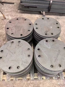 ชิ้นส่วนเหล็กแผ่นรีดร้อนแบบตัดตามสั่ง รูปทรงตะขอ สำหรับเครื่องจักร - Product Image 4
