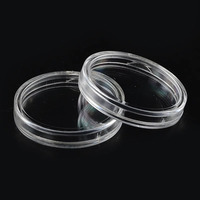 16-40mm étuis transparents porte-monnaie boîte de collecte de pièces de monnaie étui de stockage Capsules boîtes de protection conteneur
