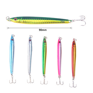 Señuelo de Pesca Artificial de Placa Metálica de 30g/9cm para Lanzamiento Largo con Láser, Cebo de Plomo para Pesca de Lubina en Agua Salada y Dulce, Equipo de Pesca con Señuelo Metálico de 120g - Product Image 2