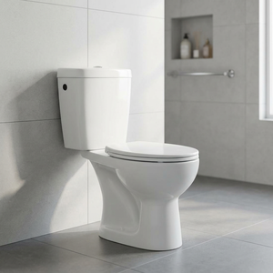 Haut de gamme italien en céramique deux pièces toilette salle de bain publique articles sanitaires P piège S piège à eau placard toilette en céramique - Product Image 4