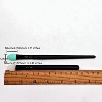 Pinceau applicateur en silicone pour maquillage des yeux, fard à paupières pailleté, crème et lamination des sourcils