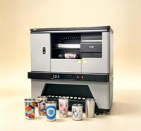 HANHUANG Printer Inkjet UV 4-Head Ricoh Gen6 untuk Kaca/Keramik/Logam, Kontrol Android, Konektivitas USB, Baru