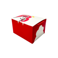 Petite boîte d'emballage de collation avec logo imprimé personnalisé en matériau de qualité alimentaire avec fonction résistante à l'huile Boîte alimentaire