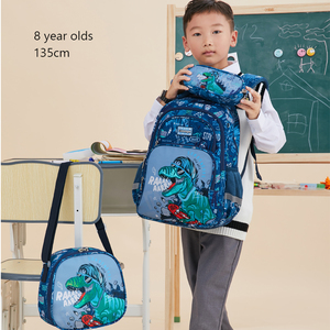 <span class=keywords><strong>Sac</strong></span> <span class=keywords><strong>à</strong></span> <span class=keywords><strong>dos</strong></span> scolaire pour enfants Cusangel 16 pouces imperméable, ensemble de <span class=keywords><strong>sac</strong></span> <span class=keywords><strong>à</strong></span> <span class=keywords><strong>dos</strong></span> scolaire 3 en 1 <span class=keywords><strong>à</strong></span> motifs de dinosaures, multi-poches, pour garçon - Product Image 4