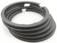 Pièces de rechange pour compresseur à piston GNC Joint de segment d'emballage de tige de piston Rempli de PTFE Verre de carbone PEEK Bronze MoS2 Bague d'étanchéité
