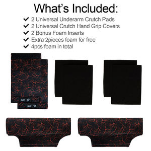 Coussinets de béquille personnalisables en mélange de coton et de latex pour une utilisation à long terme - Product Image 3