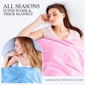 الصين بيع المصنع مباشرة بطانية صوف دعم OEM ODM البوليستر الفانيلا بطانية رمي - Product Image 5