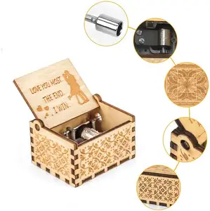 01 superventas OEM hecho <span class=keywords><strong>de</strong></span> madera Mini artesanía regalo cuerda personalizada canción baile muñeca caja <span class=keywords><strong>de</strong></span> <span class=keywords><strong>música</strong></span> - Product Image 1