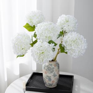 Hortensia Artificial Meng Jie, Tallo Único, Color Morado, Flor de Plástico para Decoración de Mesa de Salón - Product Image 2