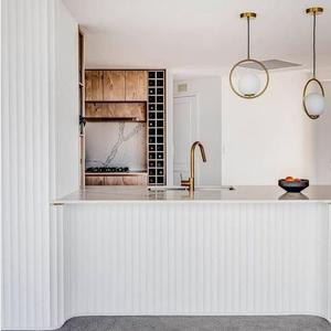 Nhà máy thực sự 1220*2440/2745/3050 mét kết cấu gân rãnh linh hoạt MDF nội thất tấm Tường - Product Image 6