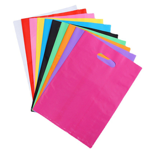 Bolsas de Compras Ecológicas Personalizadas con Logotipo, Impresión Serigráfica en PE, Resistentes al Agua, en Varios Tamaños y Colores, para Boutiques y Comercios Minoristas - Product Image 4