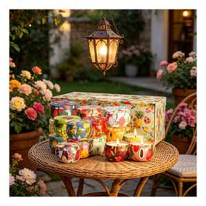 Kits de fabrication de bougies pour cadeaux de mariage, emballage élégant en métal, formule de soja parfumée, sélection de souvenirs de réception, édition de luxe - Product Image 4