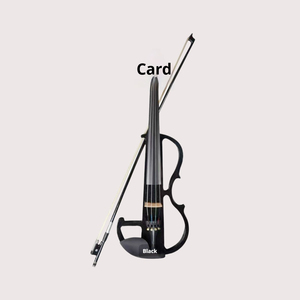 <span class=keywords><strong>Violon</strong></span> électronique blanc et noir pour <span class=keywords><strong>d</strong></span>ébutant, instrument de musique électroacoustique - Product Image 6