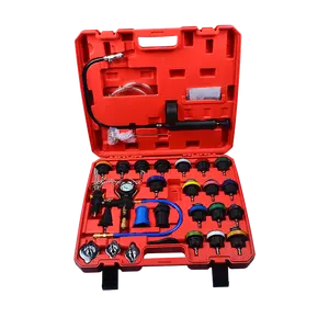 Kit de test de pression pour radiateur, outils de diagnostic automobile, 28 pièces