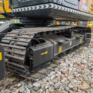 Excavatrice sur chenilles SANY SY95C jaune, haute puissance de creusement, matériel de construction - Product Image 3
