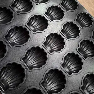 Fabriek Groothandel Bakvorm Op Maat Gemaakt Food Grade Hoge Kwaliteit Non-Stick Madeline Cakevorm Aluminium Bakplaat Cakevorm