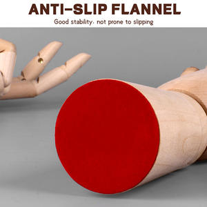 Manekin kayu fleksibel jari kanan kiri 12 inci, manekin bersendi kayu seniman - Product Image 6