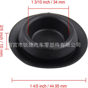 Chrysler Dodge Wrangler <b>Rubber</b> <b>Plugs</b> 55177482AA Underbody Dust Covers For Replace Repair - Product Image 2