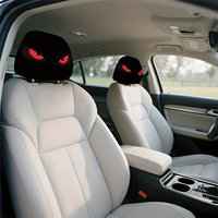Housse de repose-tête de voiture pour petites commandes, impression personnalisée, étiquette personnalisée, livraison directe, vente chaude