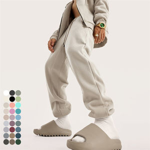 กางเกงวอร์มขาบานสำหรับผู้ชายพิมพ์ลายโลโก้ตามสั่ง - Product Image 3