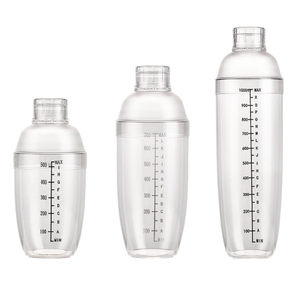 500ml 700ml 1000ml Shaker Tasse Transparent En Plastique Bulle Thé Shaker Tasse Bar Outils Bar Outils - Product Image 1
