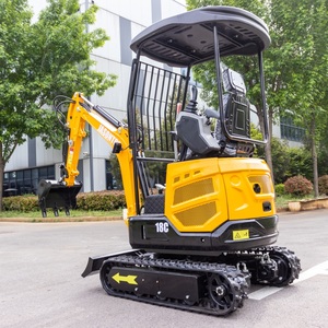 Mini Excavadora Zero Tail de 1.8 Toneladas HT18C, Excavadora Hidráulica de Orugas para Granja y Jardín - Product Image 5
