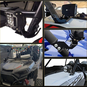 โพลาริส RZR XP 1000 900S ไฟ LED สำหรับทำงาน แถบไฟติดตั้งบนขายึด อลูมิเนียมอัลลอยด์ DC 12V ไฟสำหรับออฟโรด - Product Image 3
