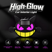 Nouvelle lumière LED dynamique pour voiture, effet « Demon Eye » aux couleurs scintillantes, alimentée par énergie solaire, lumière d'avertissement « Devil Eye » pour camion, éclairage de chargement embarqué