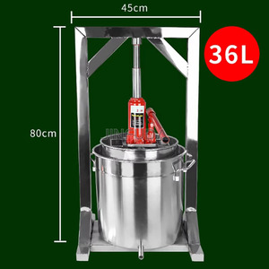 Presse-fruits manuelle en acier inoxydable, presse hydraulique pour jus frais de <span class=keywords><strong>pomme</strong></span> et d'orange - Product Image 5