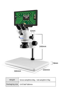 <span class=keywords><strong>Microscope</strong></span> stéréoscopique trinoculaire à grande base Murzider Lectronique avec écran de 9 pouces MSD202-T-9C - Product Image 2