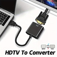 Cable HDMI a VGA en Oferta, Convertidor de Video, Adaptador Macho a Hembra, Cable de Audio y Video HDMI, Adaptador HDMI a VGA 1080P