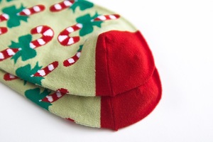 2023 LOGO personnalisé OEM & ODM Chaussettes Jacquard tricoté Chaussettes de Noël moches - Product Image 5