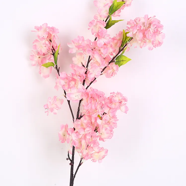 도매 핑크 95cm 플라스틱 벚꽃 인공 꽃 지점 집 장식