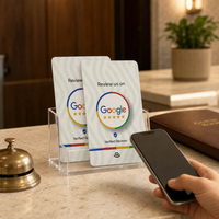 Individuell Bedruckte Newbega NTAG213 NFC-Chip Social-Media-Bewertungskarte Geschenkkarte mit Wasserdichter Funktion und 13,56 MHz