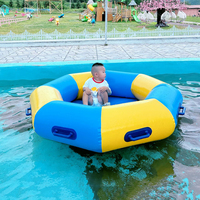 Jeu de baby-foot humain gonflable JUNAO Modèle A-4, design étoiles entourant la lune, sur mesure, en PVC 0,65 mm, double couture