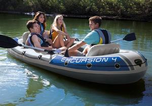 <span class=keywords><strong>Intex</strong></span> 68324 Excursion radeau de pêche <span class=keywords><strong>gonflable</strong></span> <span class=keywords><strong>kayak</strong></span> bateau 315cm x 165cm x 43cm - Product Image 2