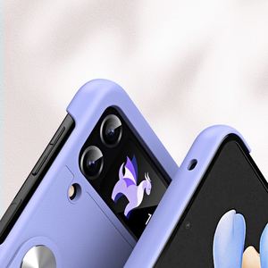 Coques de téléphone en TPU PC pour <span class=keywords><strong>Samsung</strong></span> <span class=keywords><strong>Galaxy</strong></span> Z Flip 6, coque de téléphone portable pliable à 180° pour <span class=keywords><strong>Samsung</strong></span> Z Flip <span class=keywords><strong>4</strong></span> 5 6 - Product Image 4