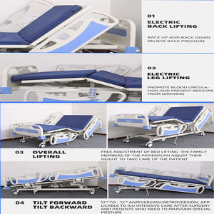 Cama de <span class=keywords><strong>Hospital</strong></span> de Alta Calidad con <span class=keywords><strong>5</strong></span> Funciones, Diseño Hill Rom, Precio Económico, I+D a Largo Plazo - Product Image 3