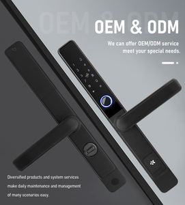 Easy Installation Wifi Digital Password <b>Key</b> Magnetic Card Fingerprint Smart Door <b>Lock</b> T6 Electronic <b>Locks</b> - Product Image 6