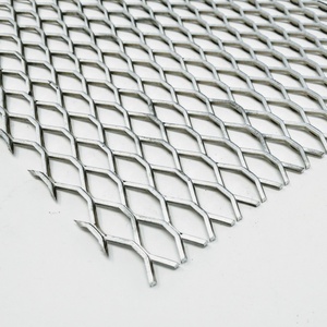 Metal Diamond Price Netting Style Fachada estampada Hormigón Aluminio Malla metálica expandida Malla <span class=keywords><strong>de</strong></span> alambre <span class=keywords><strong>de</strong></span> aluminio - Product Image 3