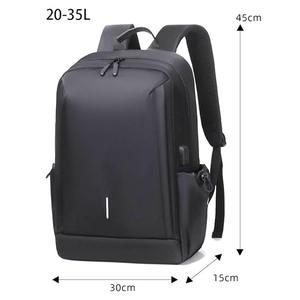 Sac à dos d'affaires pour homme personnalisé, léger, avec charge USB, imperméable, en Oxford, pour les voyages, les loisirs, ordinateur portable - Product Image 4