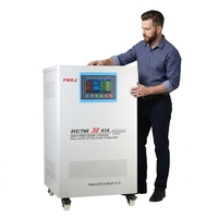 Régulateur de tension triphasé 30 KVA entièrement automatique avec enroulement en cuivre, modèle SVC 50 Hz