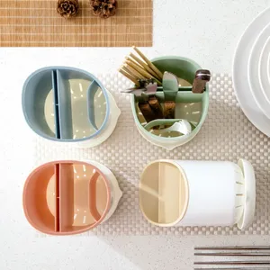 Large Capacity Detachable Foldable Eco-Friendly Chopstick <b>Holder</b> Tray Drainage Hole Space-Saving Household Storage Rack for - Product Image 4