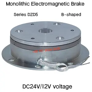 DZD5 series แห้งโมโนลิธแม่เหล็กไฟฟ้าเบรคแรงดันไฟฟ้า DC24V/12V ตอบสนองอย่างรวดเร็วคุณภาพสูง JIEYUAN การผลิตสต็อก