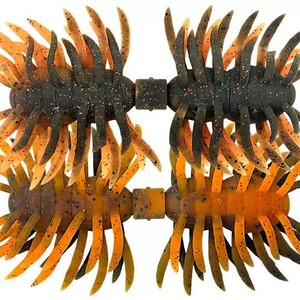Señuelo artificial suave de TPE con perfil de araña peluda japonesa de 75mm/100mm, cebo flotante de erizo de mar, venta al por mayor - Product Image 5