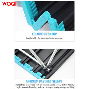 โต๊ะพับกลางแจ้ง Woqi พร้อมเก้าอี้ 2 ตัว อลูมิเนียมทรงสี่เหลี่ยม สีดำ ชุดปิกนิกพกพาสำหรับตั้งแคมป์ - Product Image 2