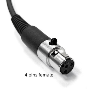 Cable de Audio de Repuesto de 2m OFC de 3.5MM a 4 Pines XLR Hembra para Auriculares HD490PRO Pioneer X10 - Product Image 2